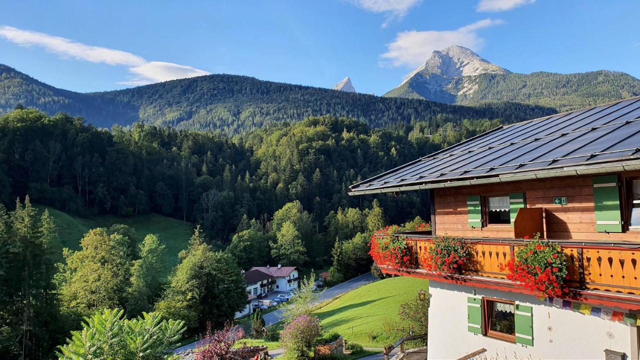 Alpenferienwohnungen Wiesenlehen Berchtesgaden Luaran gambar