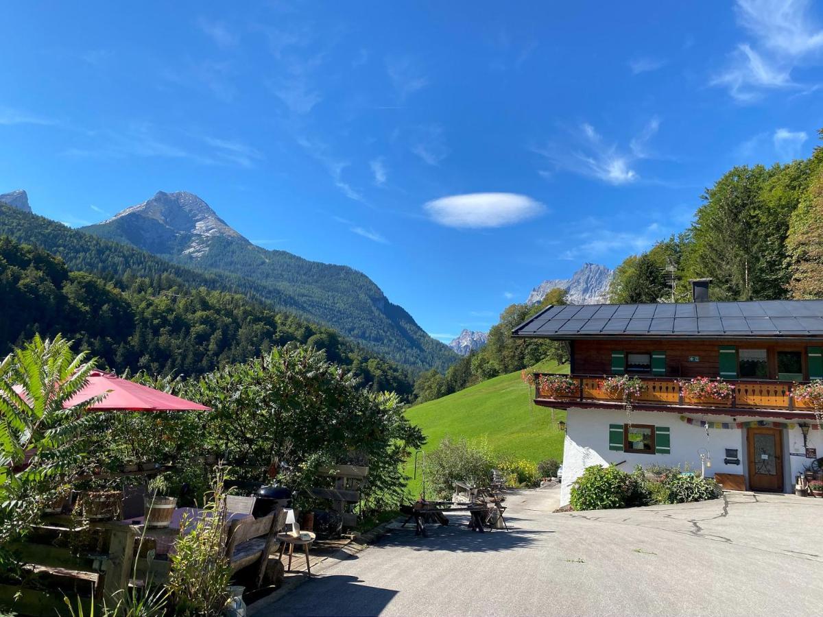 Alpenferienwohnungen Wiesenlehen Berchtesgaden Luaran gambar