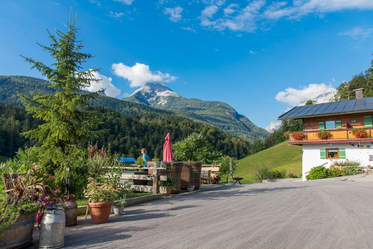 Alpenferienwohnungen Wiesenlehen Berchtesgaden Luaran gambar