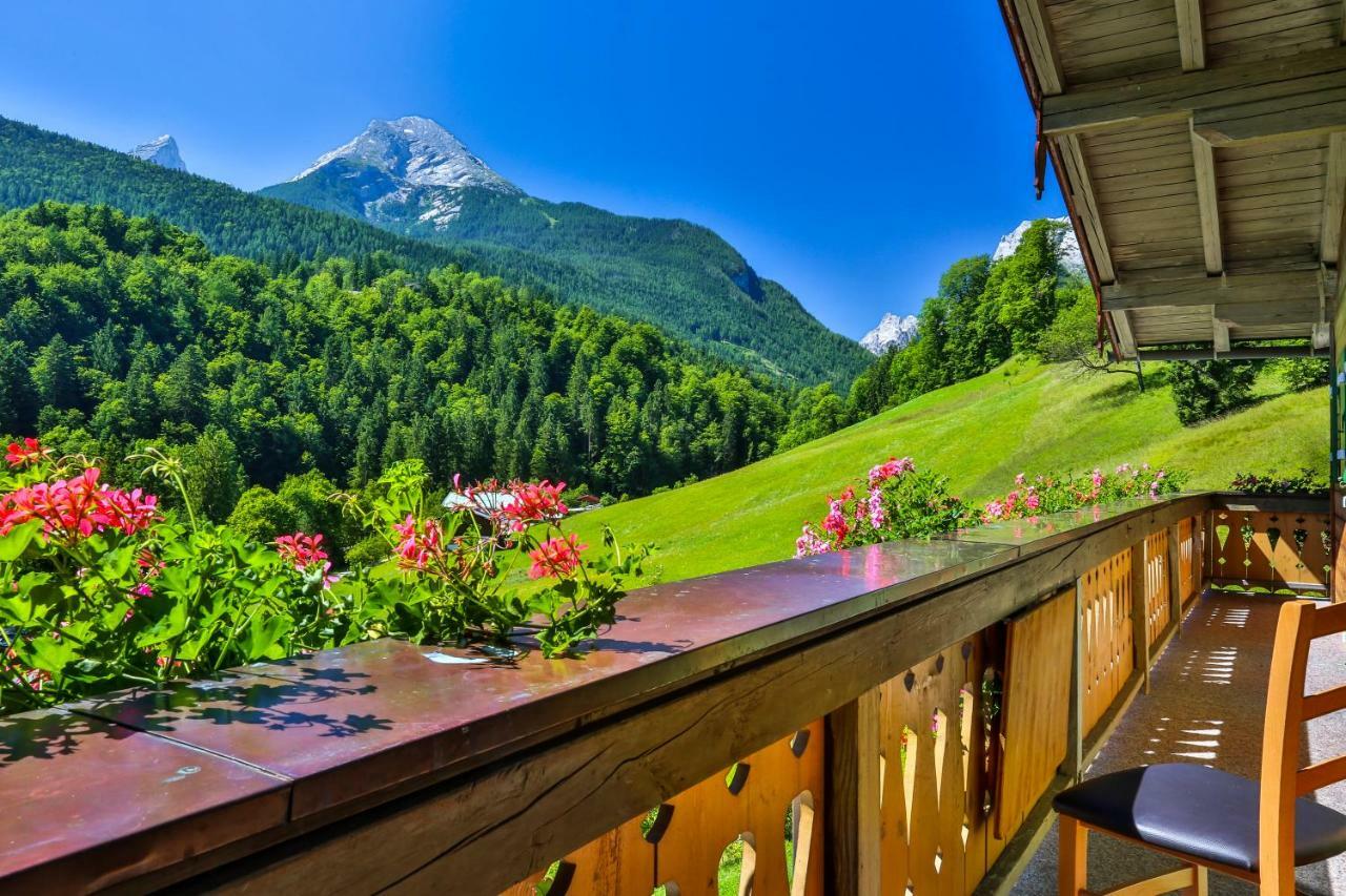 Alpenferienwohnungen Wiesenlehen Berchtesgaden Luaran gambar